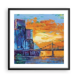 Plagát v čiernom ráme - Kultúra a príroda - 50x50 cm