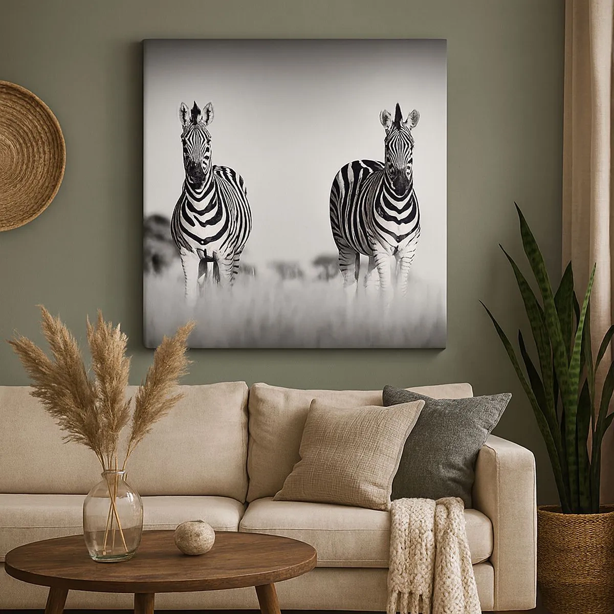 Obraz na plátne - A svet je aj tak čierno-biely - 30x30 cm