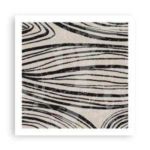 Plagát - Močiar s líniami - 60x60 cm