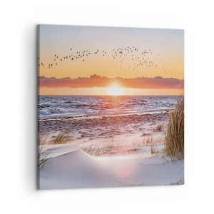 Obraz na plátne - Horizontálna krajina - 50x50 cm