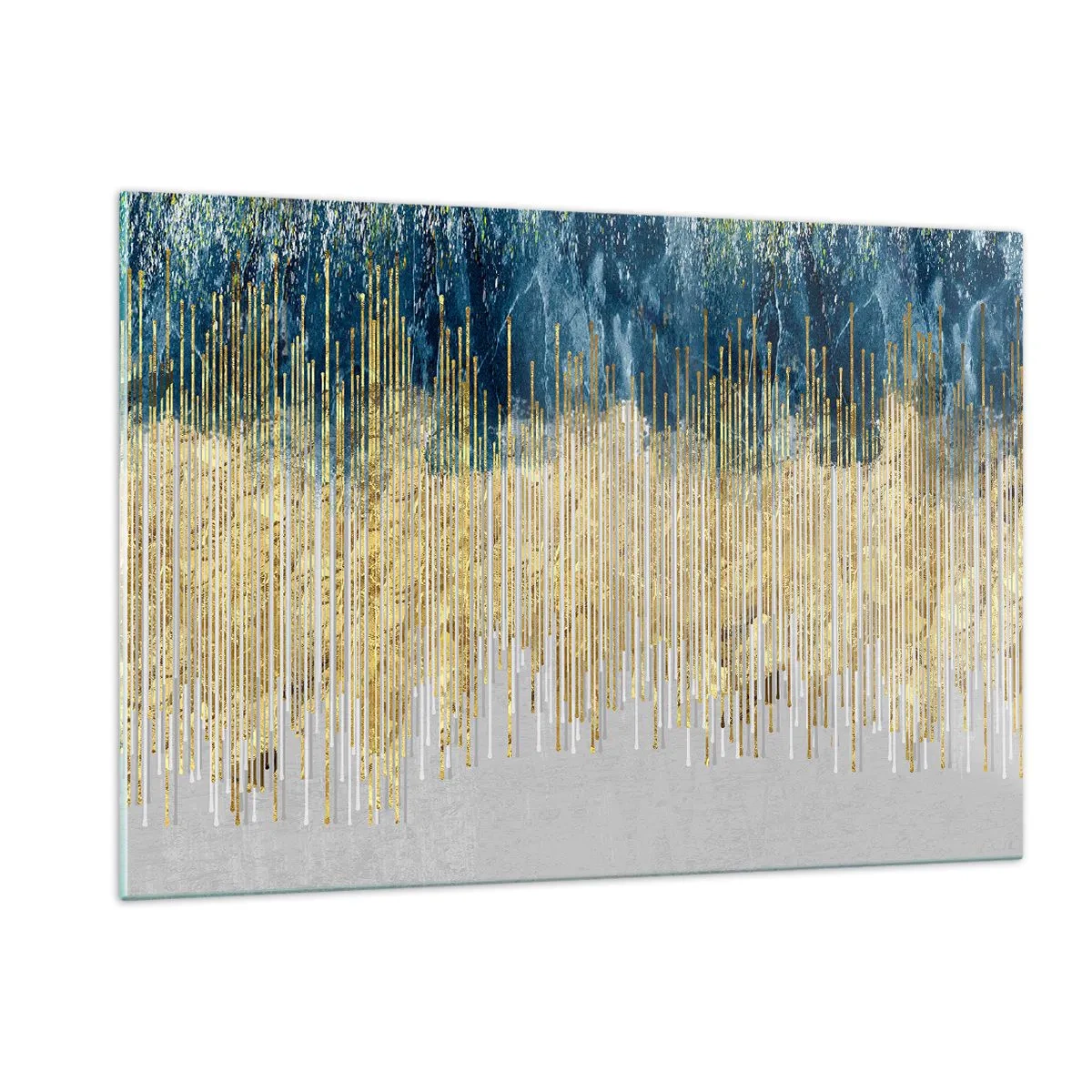 Obraz na skle - Pozlátená hranica - 120x80 cm