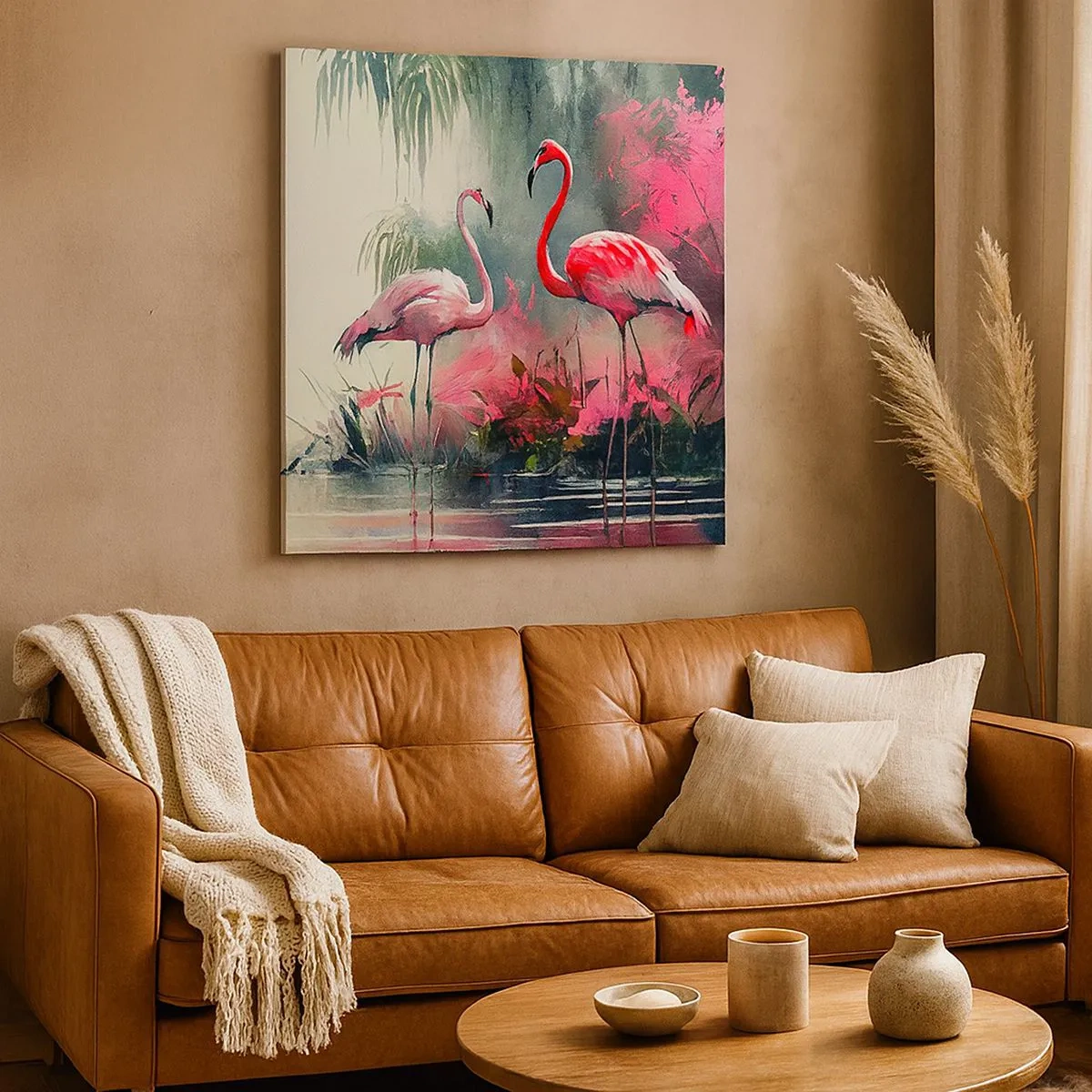 Obraz na plátne - Hodiny prírodného kúzla - 30x30 cm