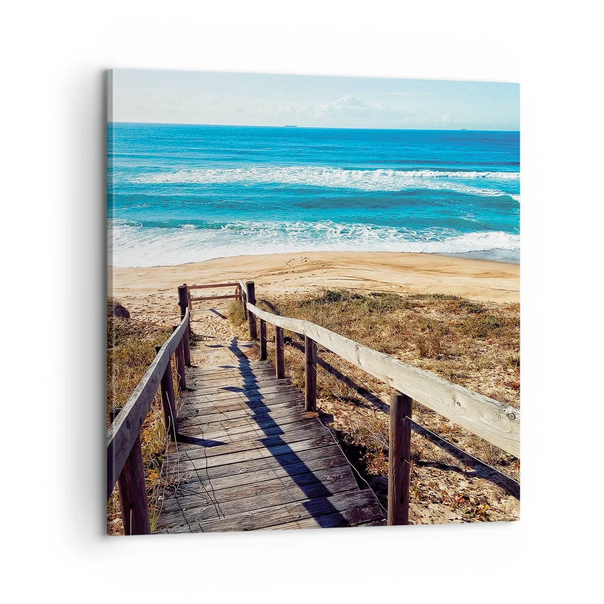 Obraz na plátne - Bež! - 60x60 cm