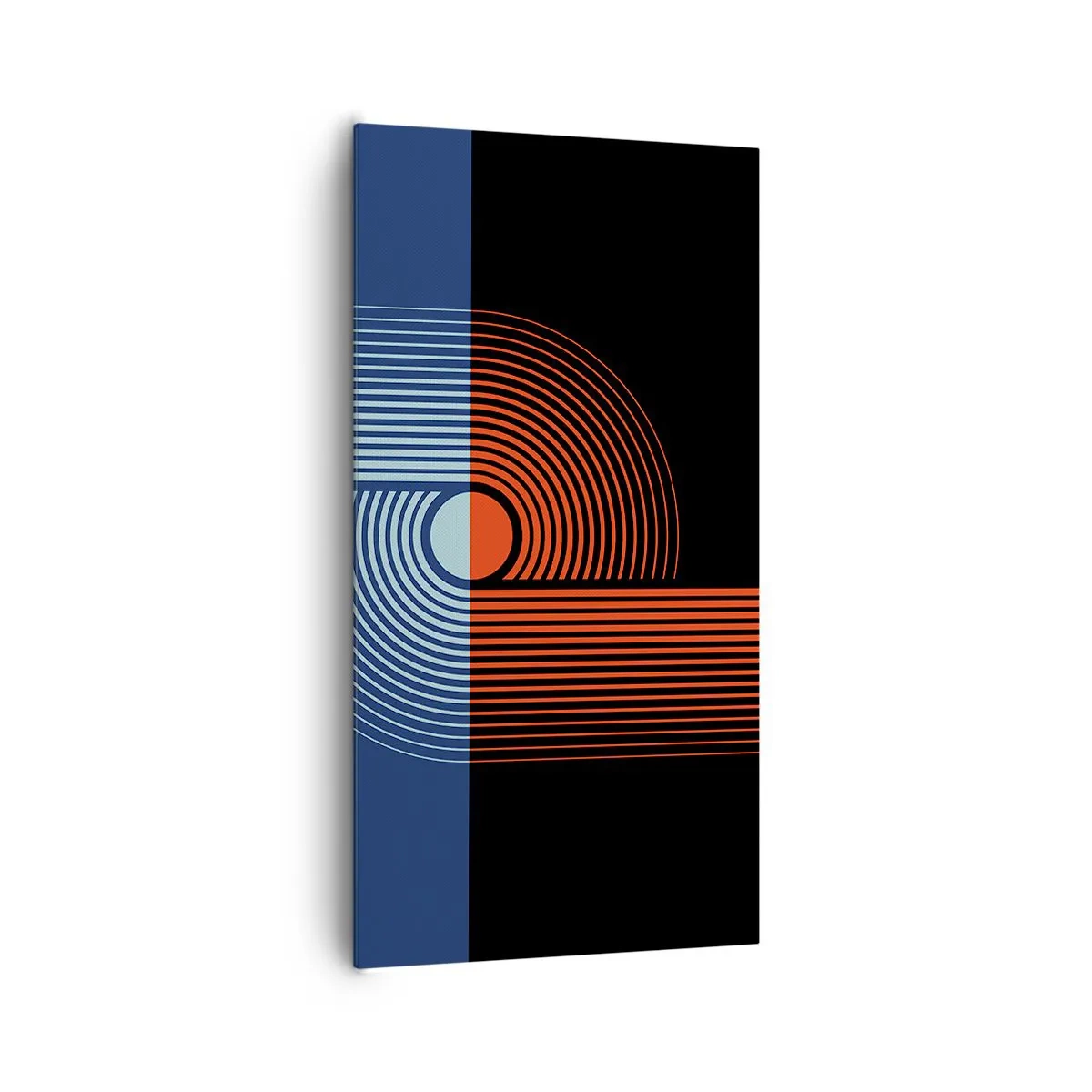 Obraz na plátne - V geometrickom objatí - 65x120 cm