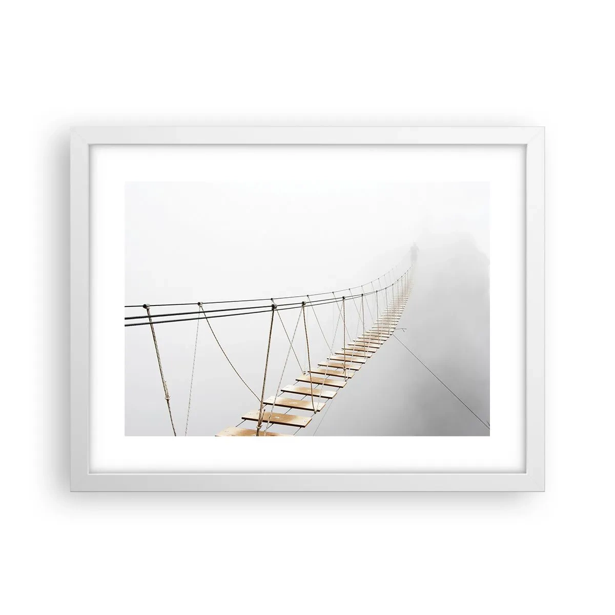 Plagát v bielom ráme - Kam vás zavedie? - 40x30 cm