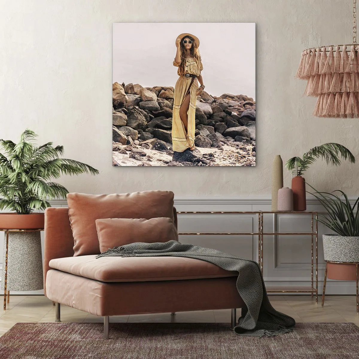 Obraz na plátne - Kúzlo kameňov - 70x70 cm