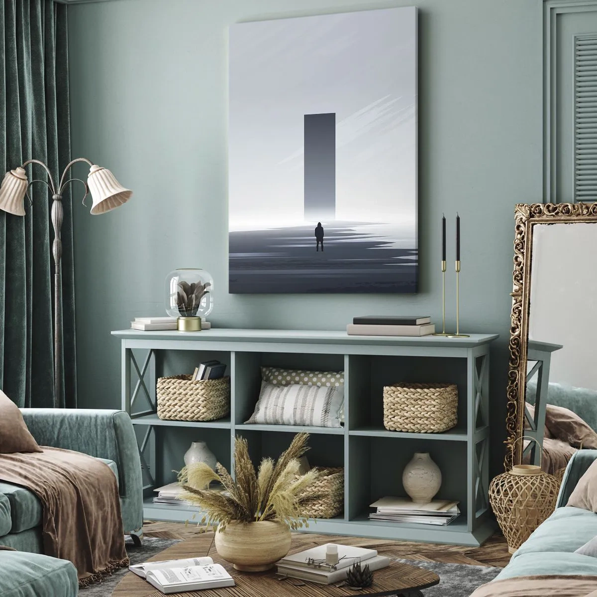 Obraz na plátne - Príležitosť alebo hrozba? - 70x100 cm