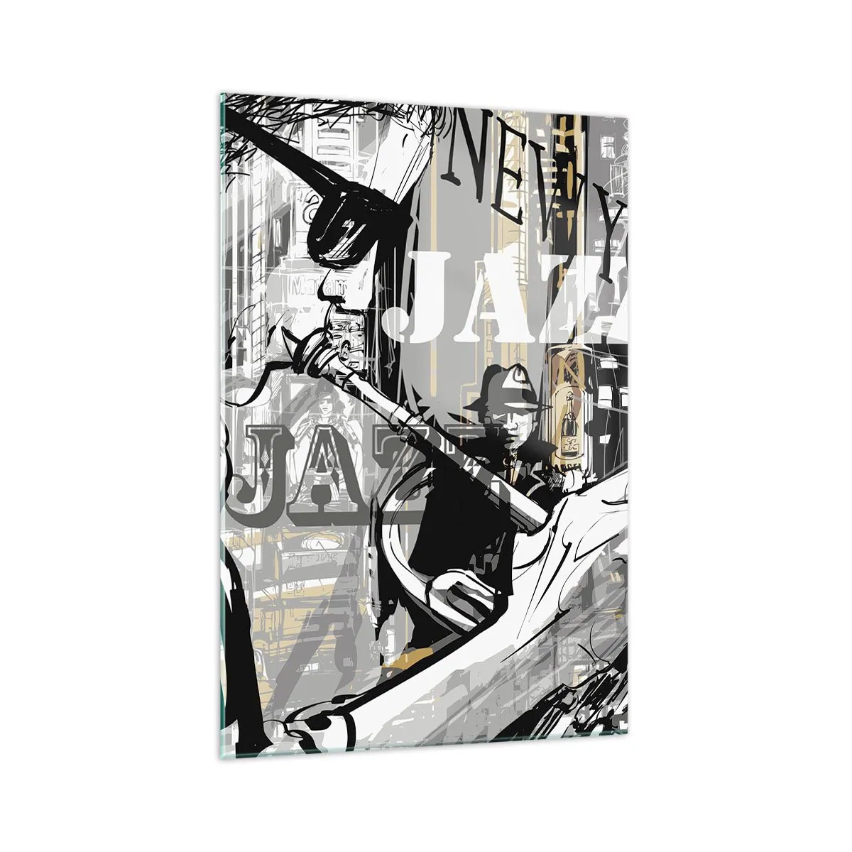 Obraz na skle - V rytme New Yorku - 70x100 cm