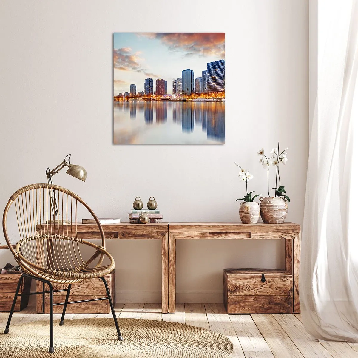 Obraz na plátne - Monumentálny pokoj Paríža - 40x40 cm