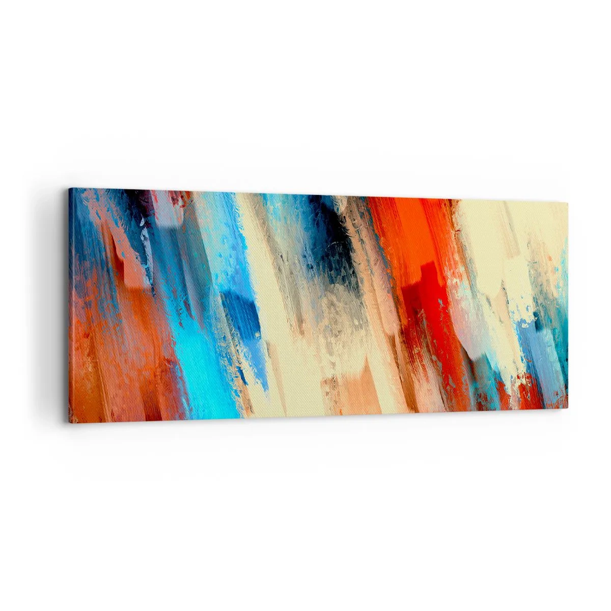 Obraz na plátne - Vodopád farieb - 100x40 cm