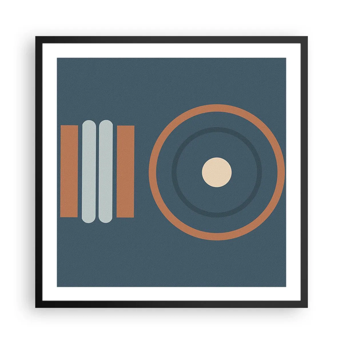 Plagát v čiernom ráme - Podstata vecí - 60x60 cm