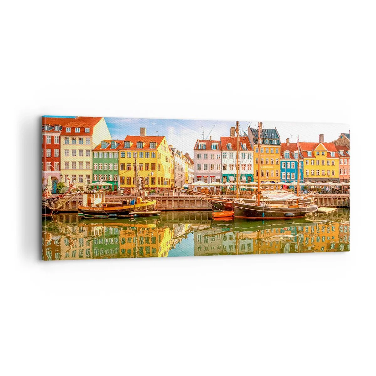 Obraz na plátne - Pri vode hladkej ako zrkadlo - 100x40 cm