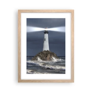 Plagát v ráme zo svetlého duba - Tu…tu…tuná! - 30x40 cm