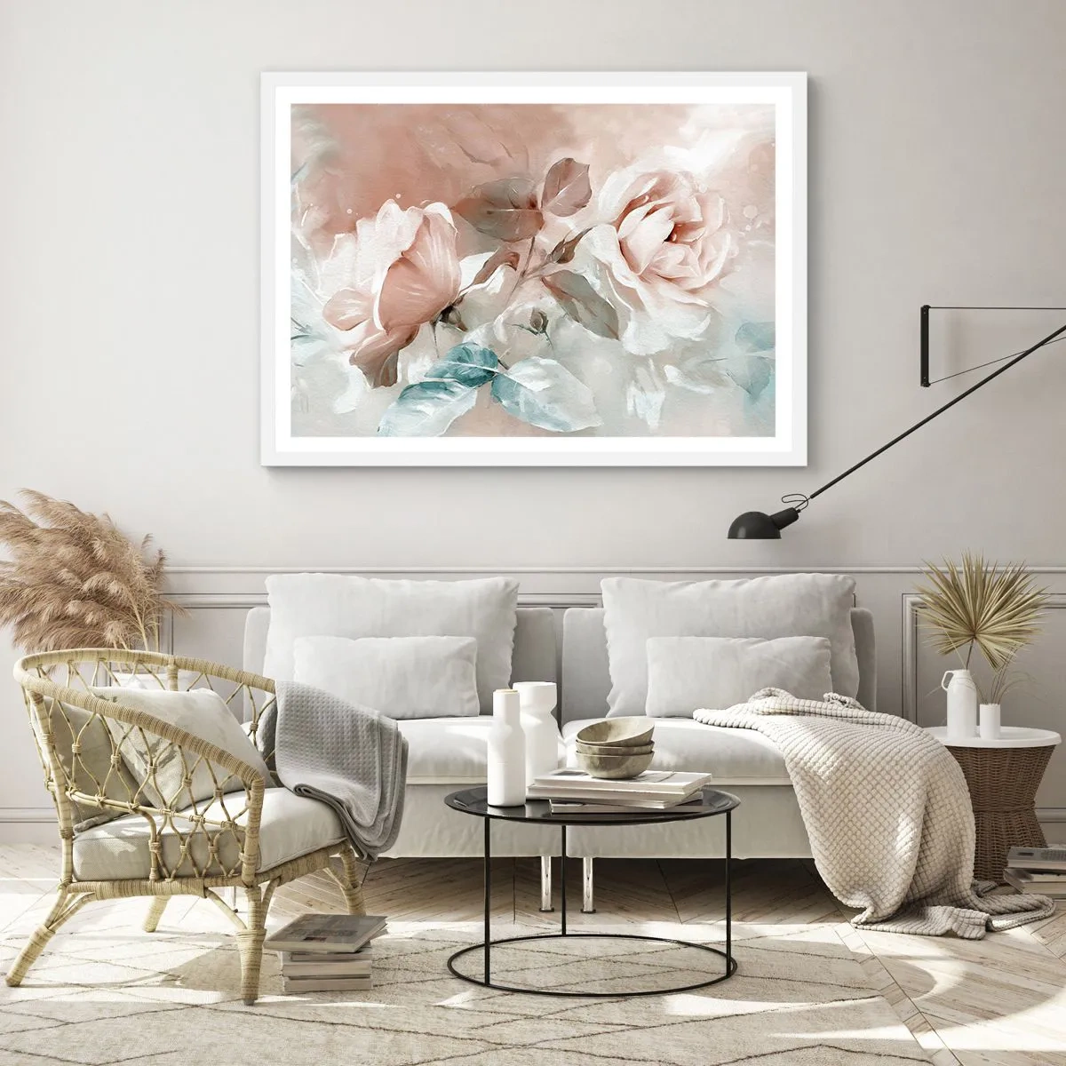 Plagát v bielom ráme - Duch romantizmu - 50x40 cm