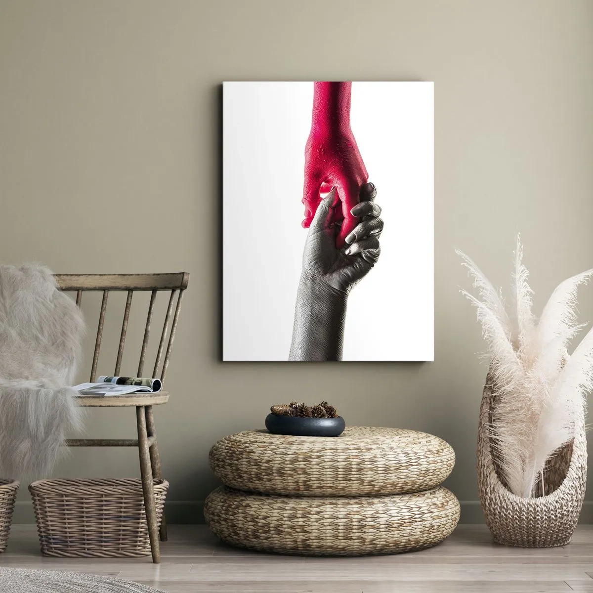 Obraz na plátne - Spolu aj keď sme odlišní - 65x120 cm