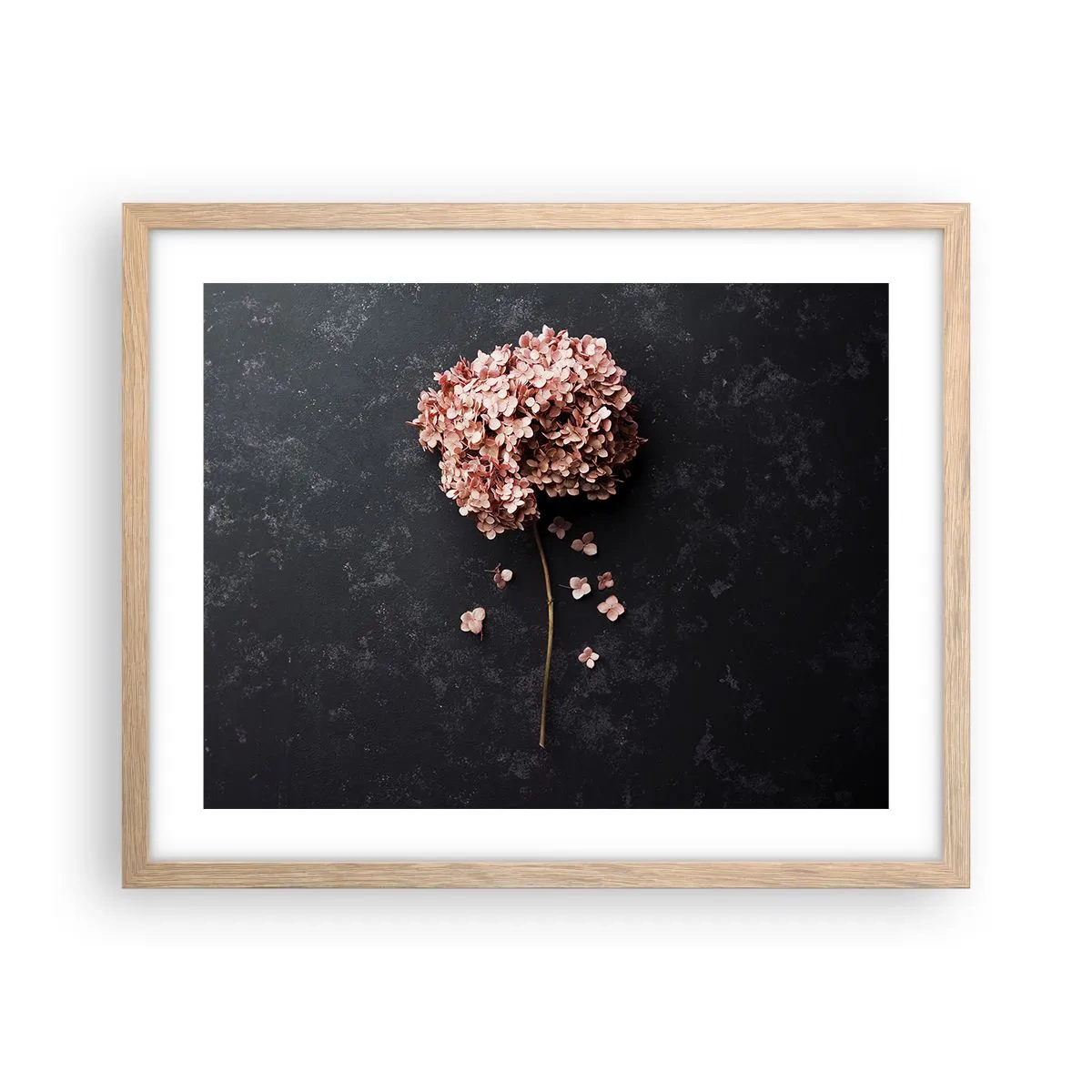 Plagát v ráme zo svetlého duba - Skutočne romantické znamenie - 50x40 cm