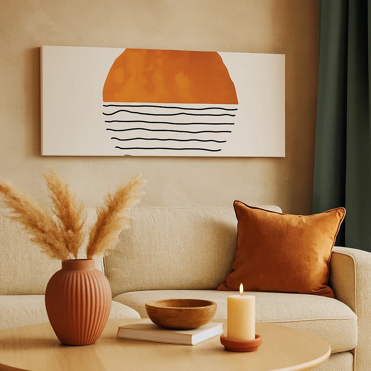 Obraz na plátne - V japonskej atmosfére - 30x30 cm