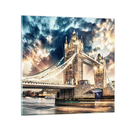 Obraz na skle - Pomník viktoriánskeho impéria - 70x70 cm