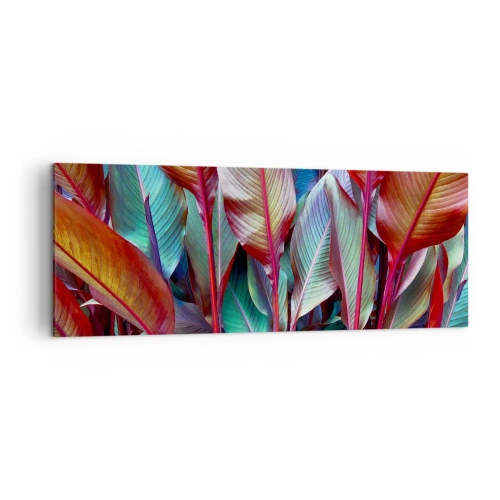 Obraz na plátne - Farebná húština - 140x50 cm