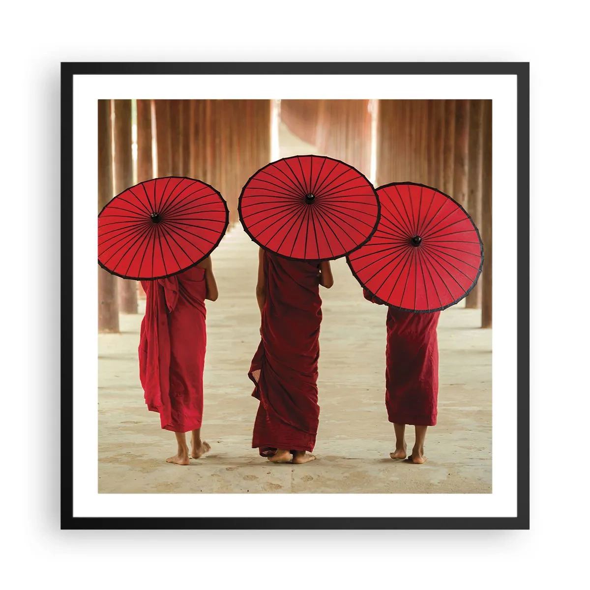 Plagát v čiernom ráme - Na ceste do Čistej ríše - 60x60 cm