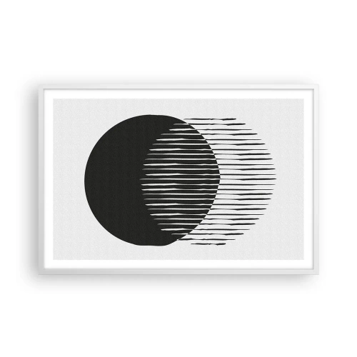 Plagát v bielom ráme - Jeho alter ego - 91x61 cm