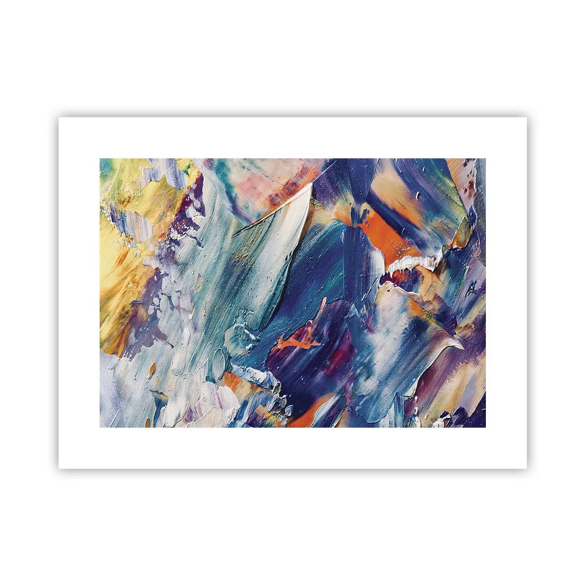 Plagát - Chaos farieb - 40x30 cm