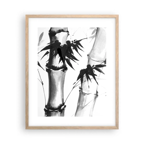 Plagát v ráme zo svetlého duba - Blízky záber na orient - 40x50 cm