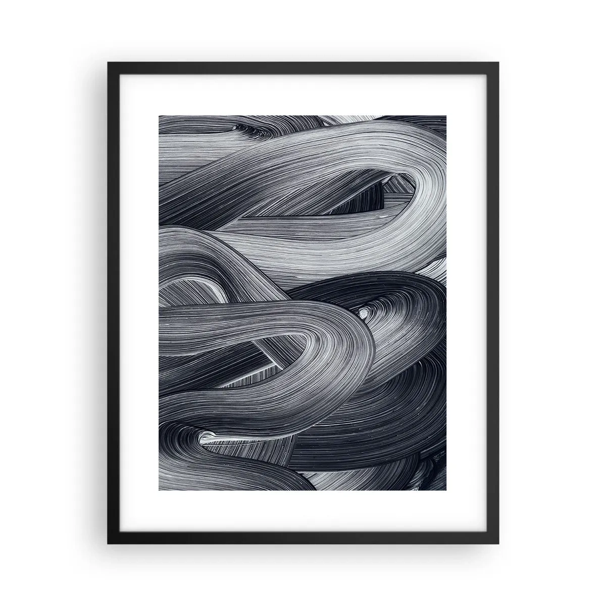 Plagát v čiernom ráme - Plynulosť reality - 40x50 cm