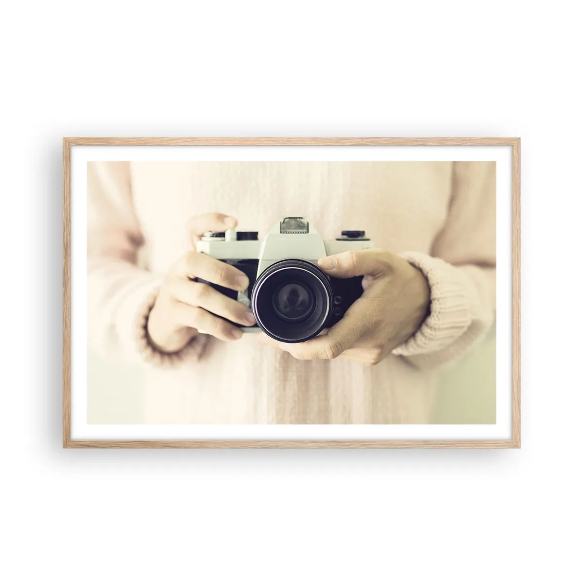 Plagát v ráme zo svetlého duba - Pre viac informácií… - 91x61 cm