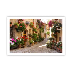 Plagát - V záplave kvetov - 91x61 cm