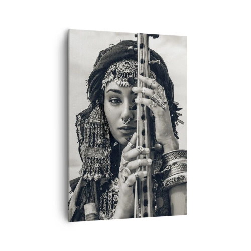 Obraz na plátne - Samotná hudba orientu - 70x100 cm