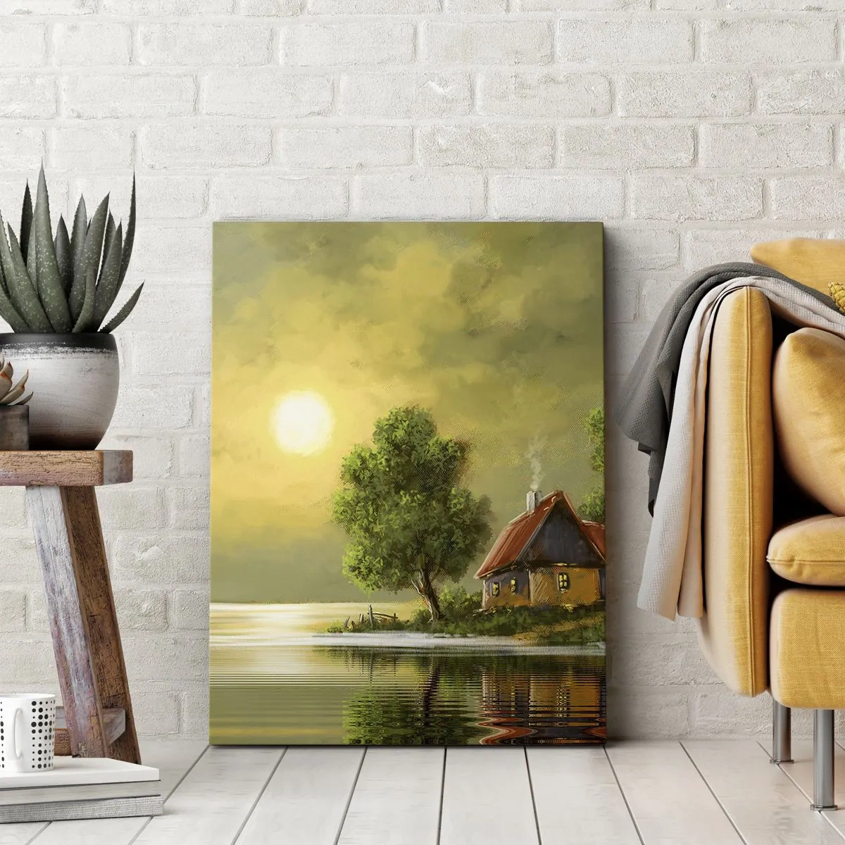 Obraz na plátne - Krásne, ako z obrázku - 45x80 cm