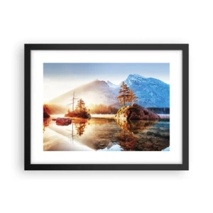 Plagát v čiernom ráme - Príroda v novom svetle - 40x30 cm