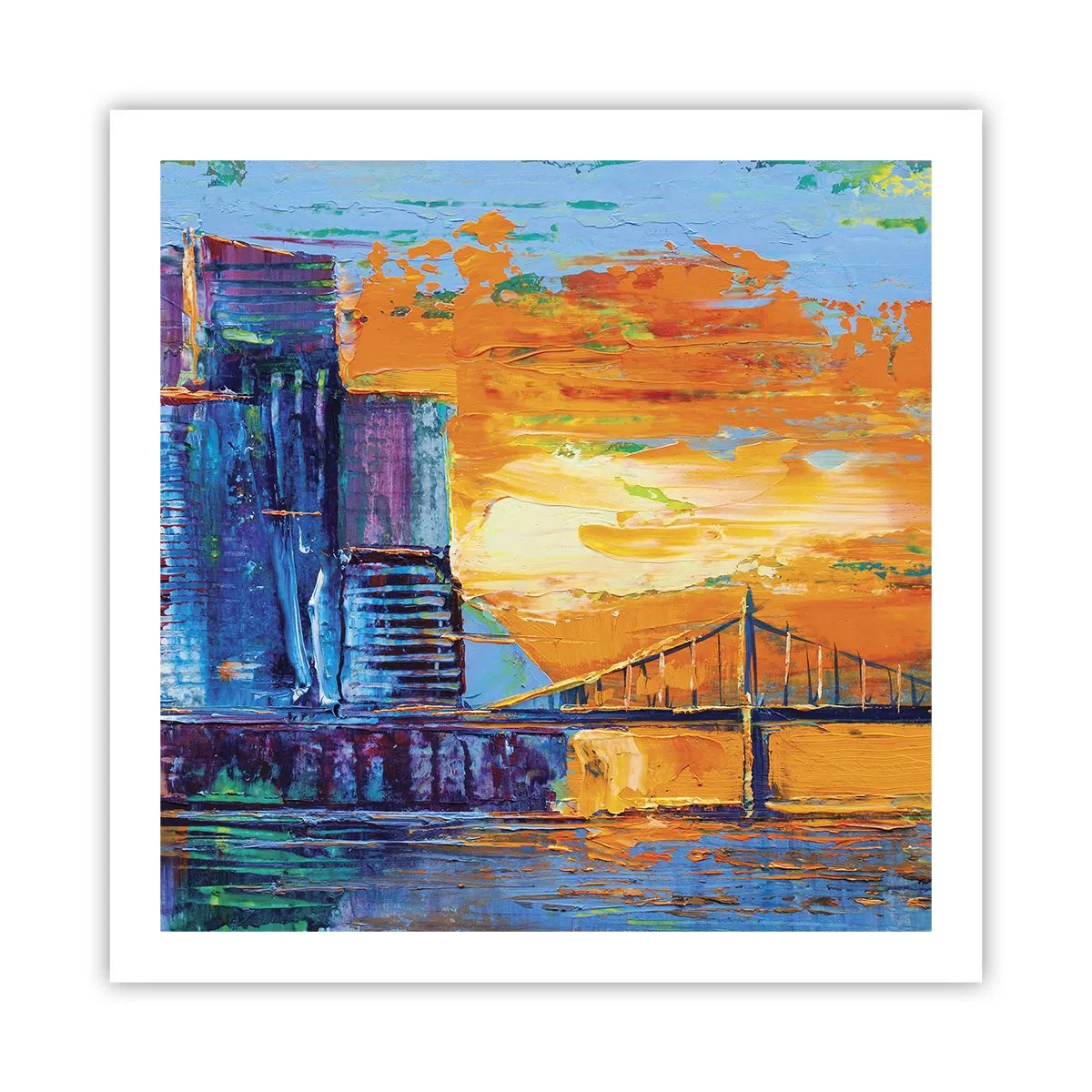 Plagát - Kultúra a príroda - 60x60 cm