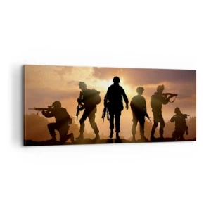 Obraz na plátne - Brothers in arms - 100x40 cm