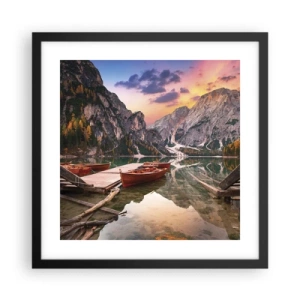 Plagát v čiernom ráme - Sľub dňa - 40x40 cm