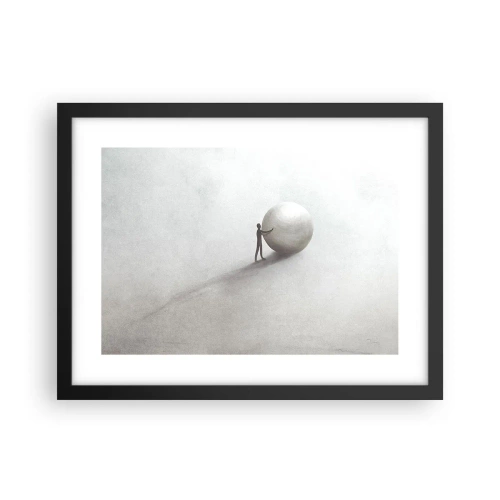 Plagát v čiernom ráme - Hra života - 40x30 cm