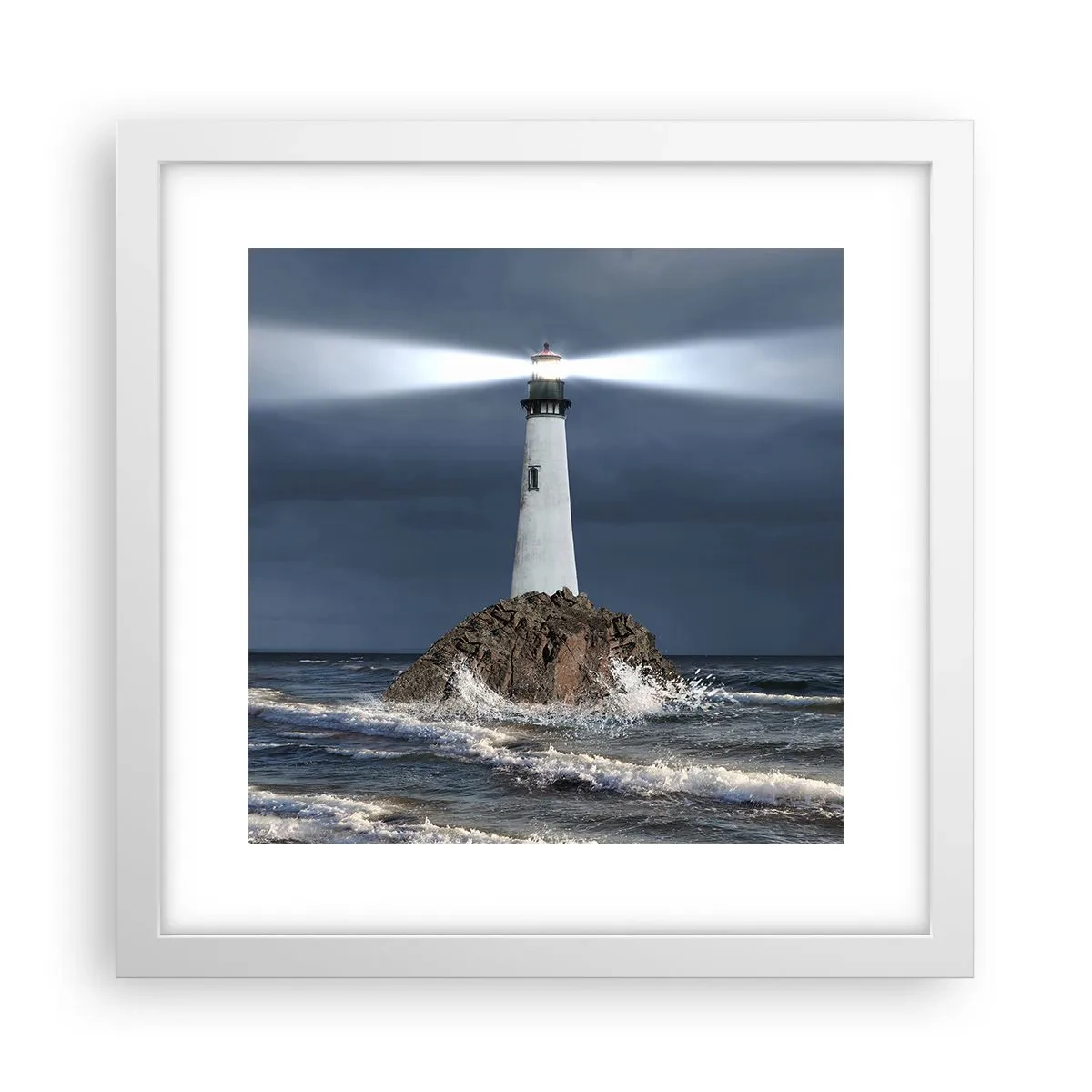 Plagát v bielom ráme - Tu…tu…tuná! - 30x30 cm