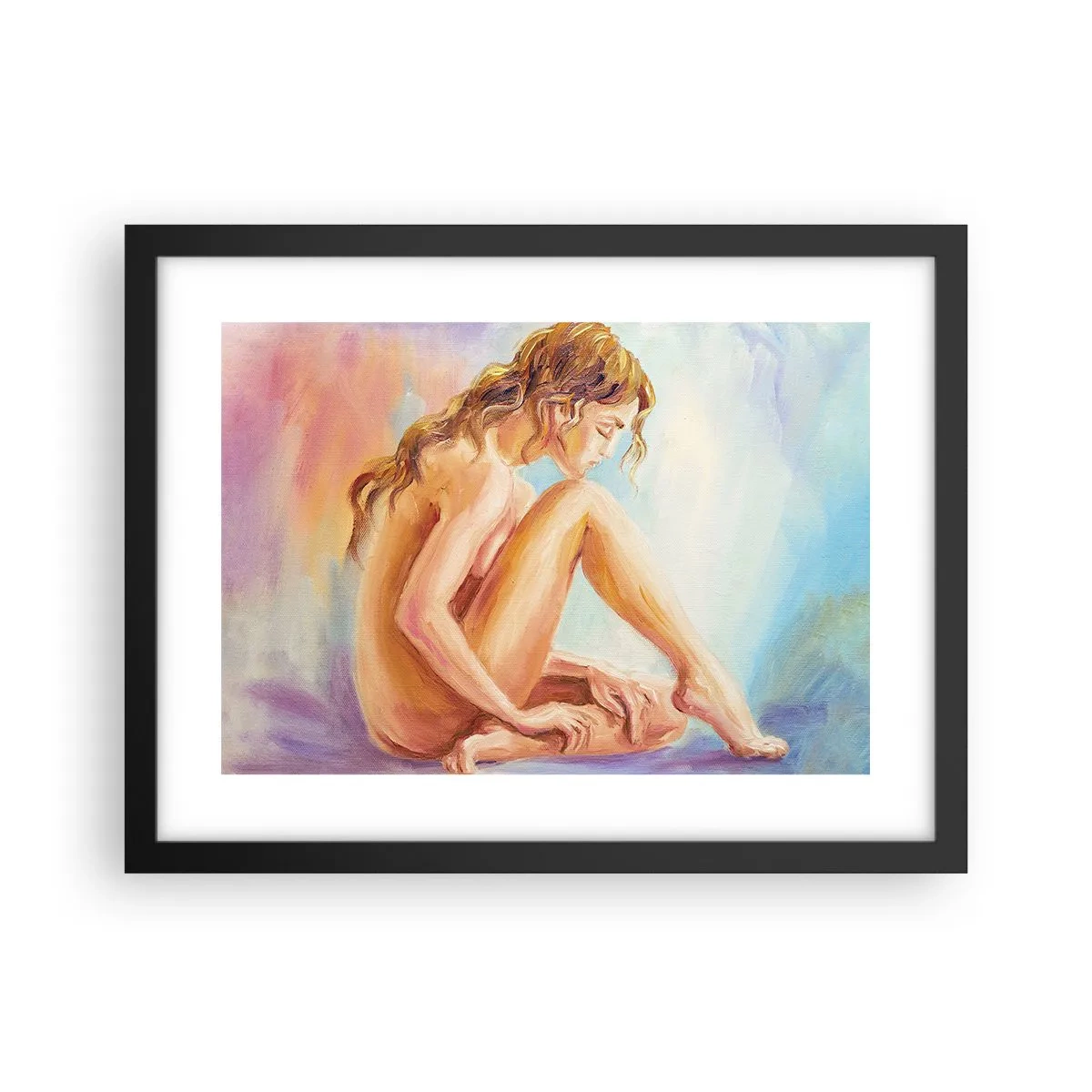 Plagát v čiernom ráme - Akt mladosti - 40x30 cm