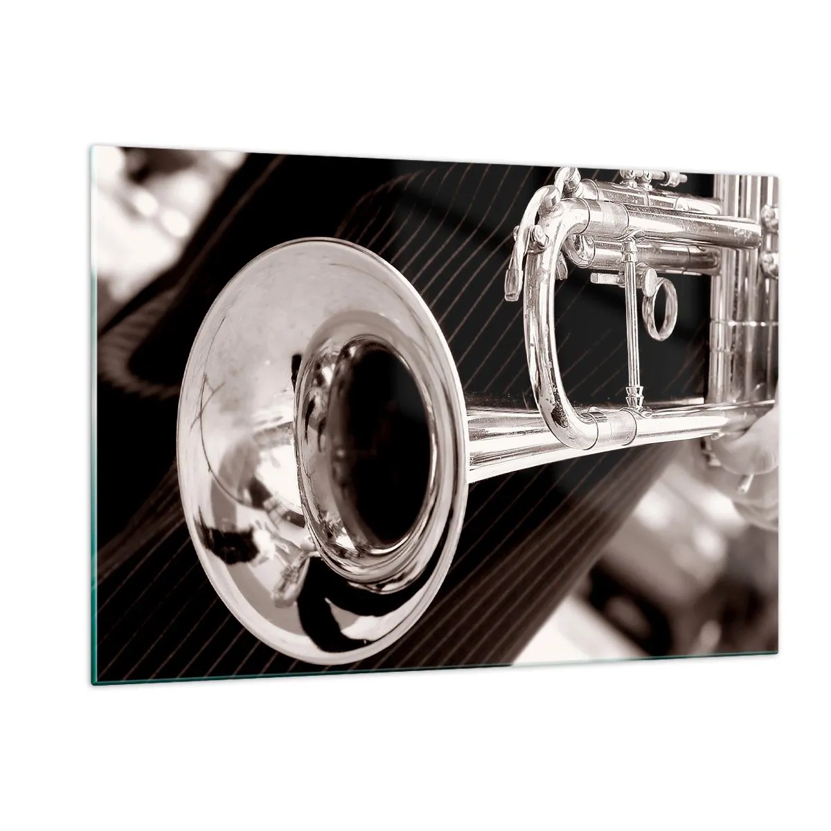 Obraz na skle - Hudobné cestovanie do 30. rokov - 120x80 cm