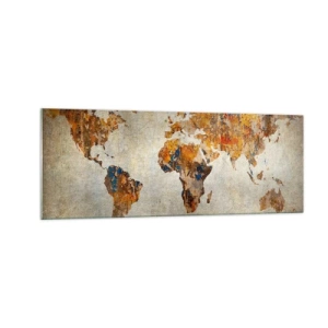 Obraz na skle - Skutočne veľký svet - 140x50 cm