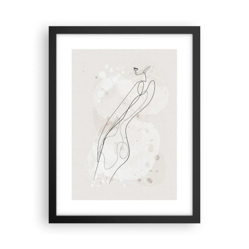 Plagát v čiernom ráme - Zablúdiť pohľadom - 30x40 cm