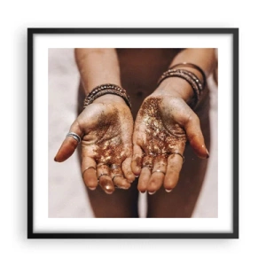 Plagát v čiernom ráme - Darček pre teba - 50x50 cm