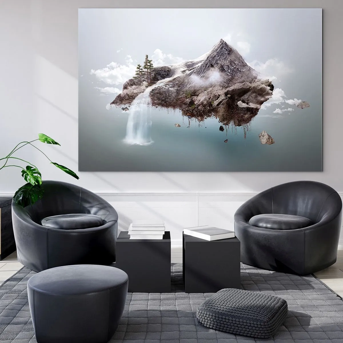 Obraz na skle - Pohľad surrealistu - 120x80 cm