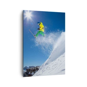 Obraz na plátne - Tancujúci s horami - 50x70 cm