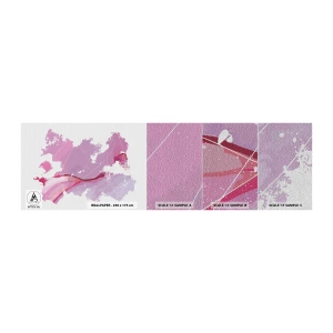 Vzorka fototapety Premium Sand - Mapa ružového sveta - Minimalizmus, Pastel, Mapa - 100x30 cm