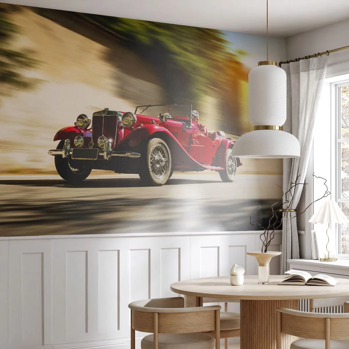 Fototapeta na mieru Premium Canvas - Krajšia ako Níke Samotrácka - Auto, Retro, Kabriolet
