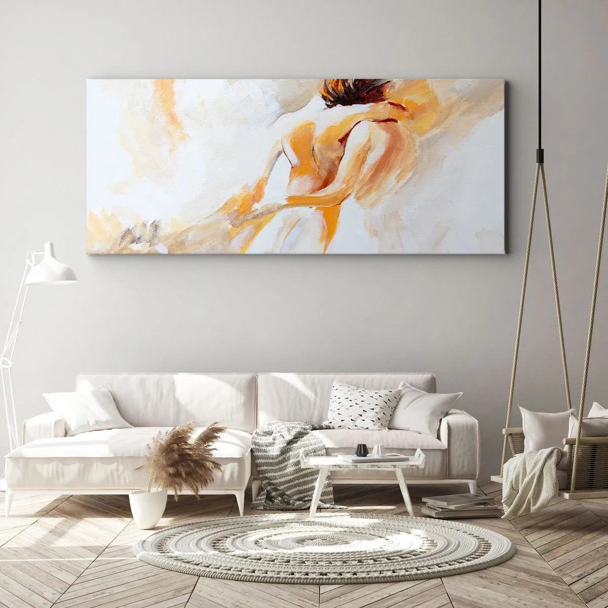 Obraz na plátne - Blízkosť v nebi - 100x40 cm