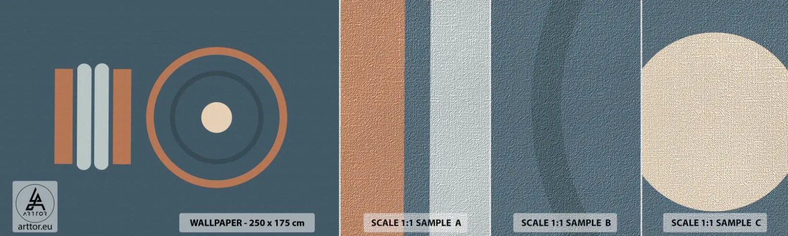 Vzorka fototapety Premium Canvas - Podstata vecí - Abstrakcia, Kus, Grafika - 100x30 cm