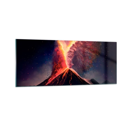 Obraz na skle - Krása a hrôza - 100x40 cm